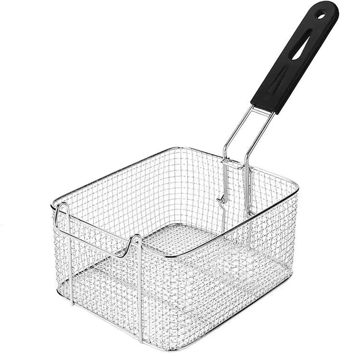 Frituurmand met Lang Handvat, Metalen Gaas, Elektrische Frituurmand voor Gebruik in de Keuken