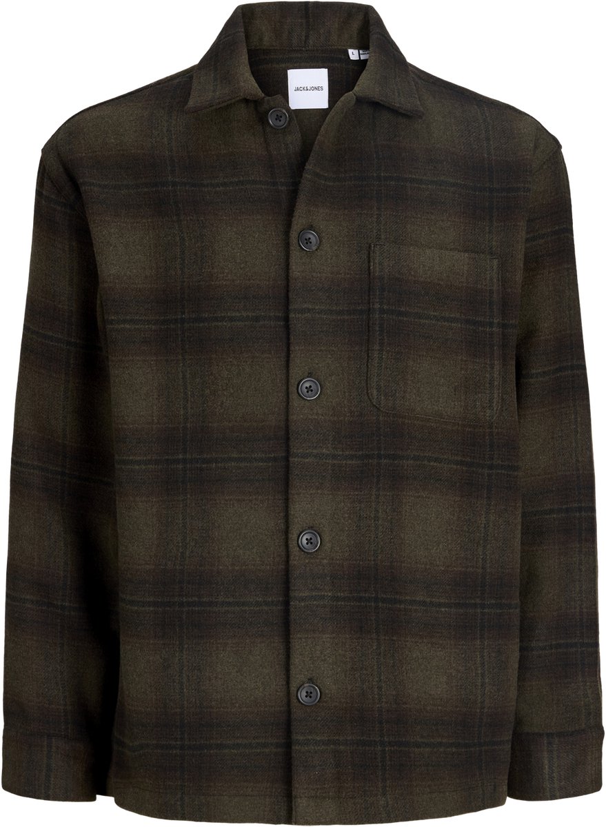 JACK & JONES PLUS - JJESOHO OLLIE OVERSHIRT LS SN PLS Heren Overhemd