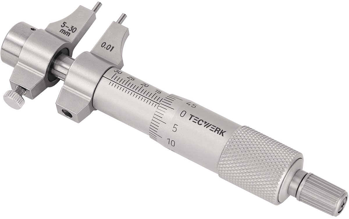 De Schnabelinnenmessschraube 50-75mm TECWERK