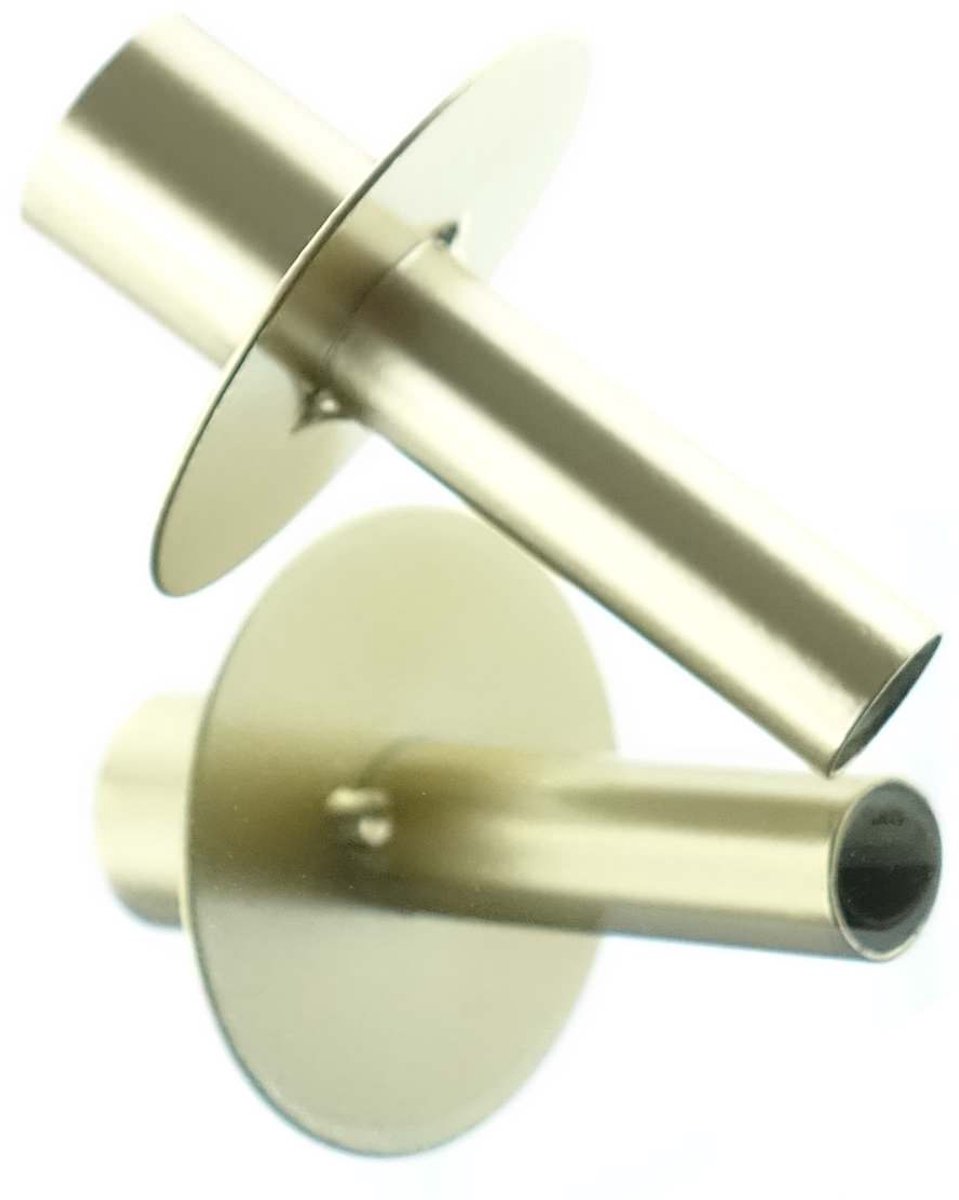 Freese Kaarsenhouder voor fles Goudkleurig 6 x 8 cm - metaal Naturel