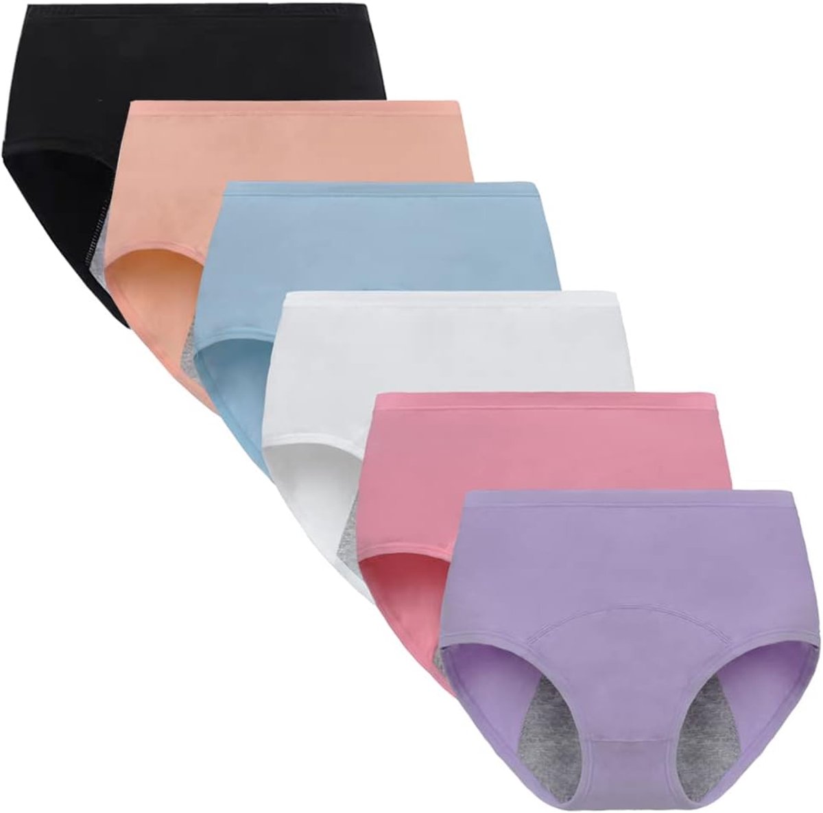 Girl’s beschermend, katoenen menstruatieslipje, tieners, ademend, lekvrije onderbroek, vrouwen, ondergoed voor na de bevalling (moet gedragen worden met maandverband of tampon)
