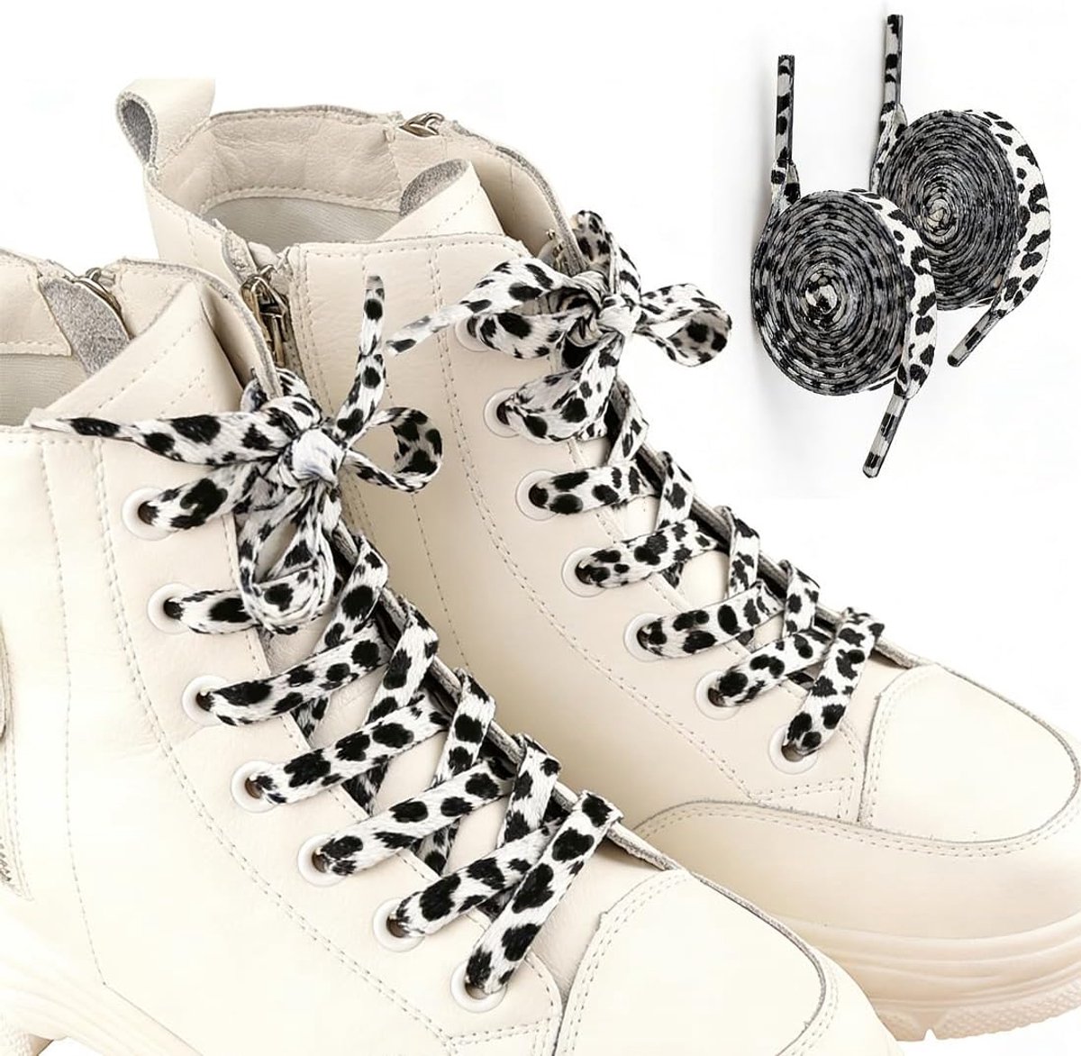 Schoenveters voor sneakers, gymschoenen, platte stijlvolle schoenveters voor dames en heren, 2 stuks