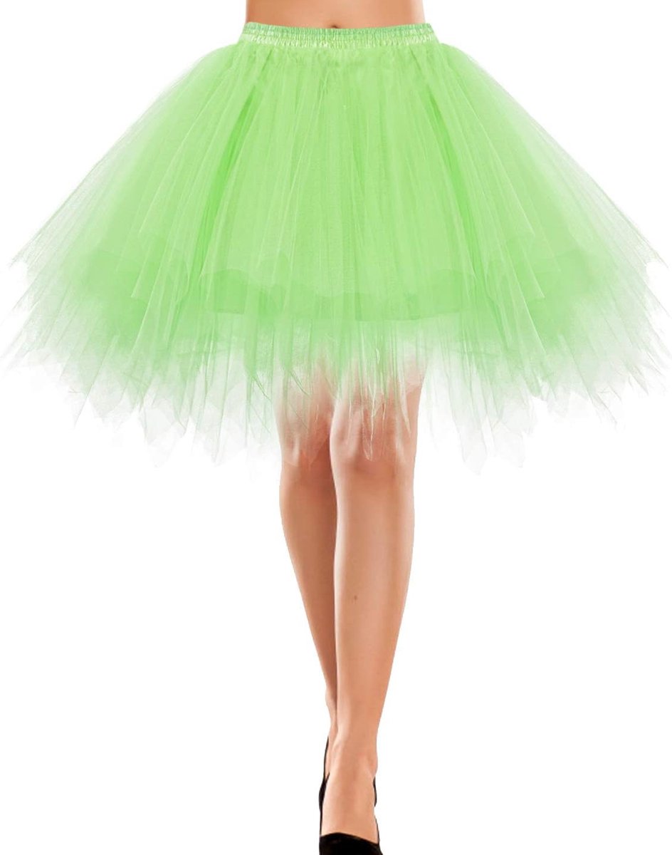Vrouwen Tule Rok 50s Rockabilly Petticoat Tutu Onderrok Korte Ballet Dans Jurk Baljurk Ballet Avond Jurk Opportunity Accessoires