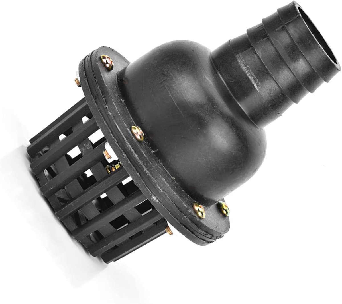 Terugslagklep, PVC Voetklep voor Vloeibare Machine, Zwart, 1.5" 2" 2.5" 3" 4", Duurzame Putpomp Klep