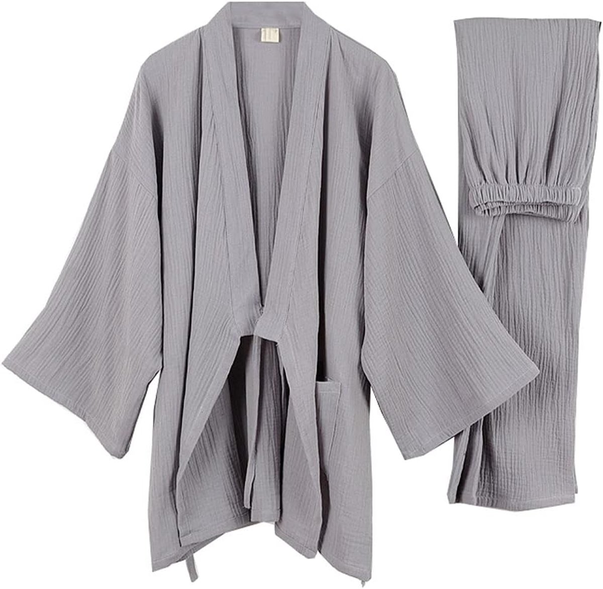 Japanse kimono voor heren, losse informele huispyjama, nachtkleding, Kleur64-XL, XL