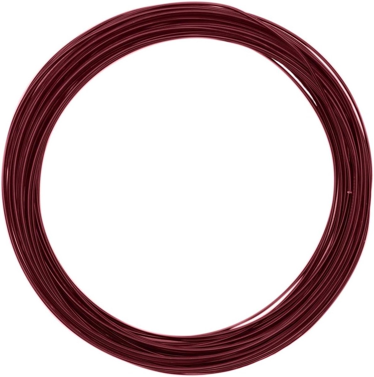 Draad 10 m x 1 mm Oxblood (Rood) - Flexibel Alu Draad voor Sieraden Maken, Hobby en Knutselen