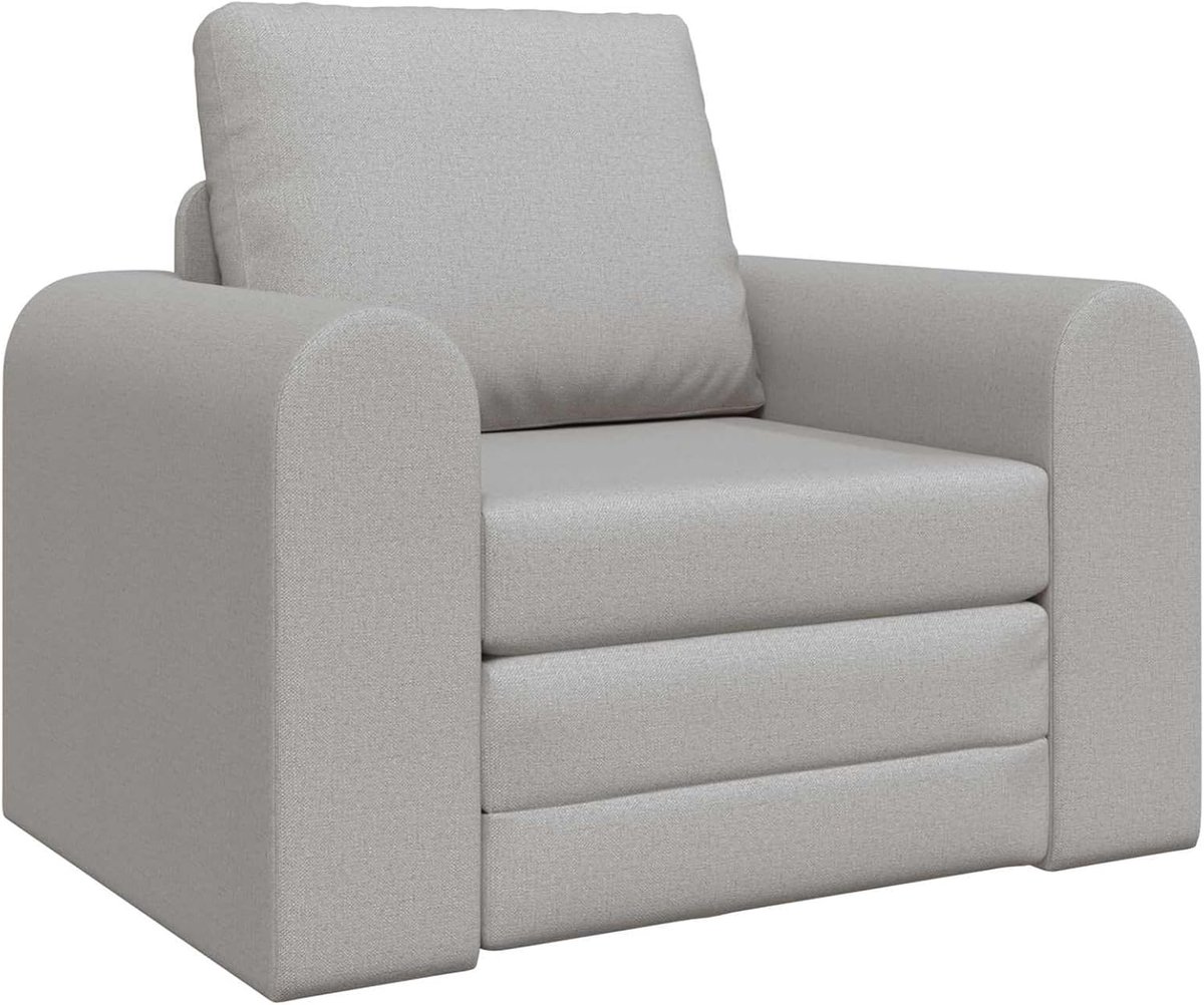 Slaapbank 2-in-1 wolkengrijs 98x71x83 cm stof, slaapbank dagbed slaapbank voor woonkamer logeerkamer kleine appartementen 4106664