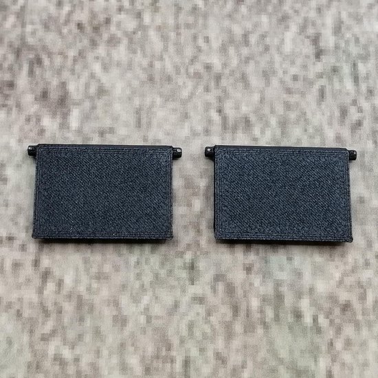 1 paar (2 stuks) vervangende toetsenbordpoten, zwart, compatibel met Corsair K100 AIR RGB toetsenbord, reserveonderdeel toetsenbordstandaard voeten keyboard — afbeelding 4