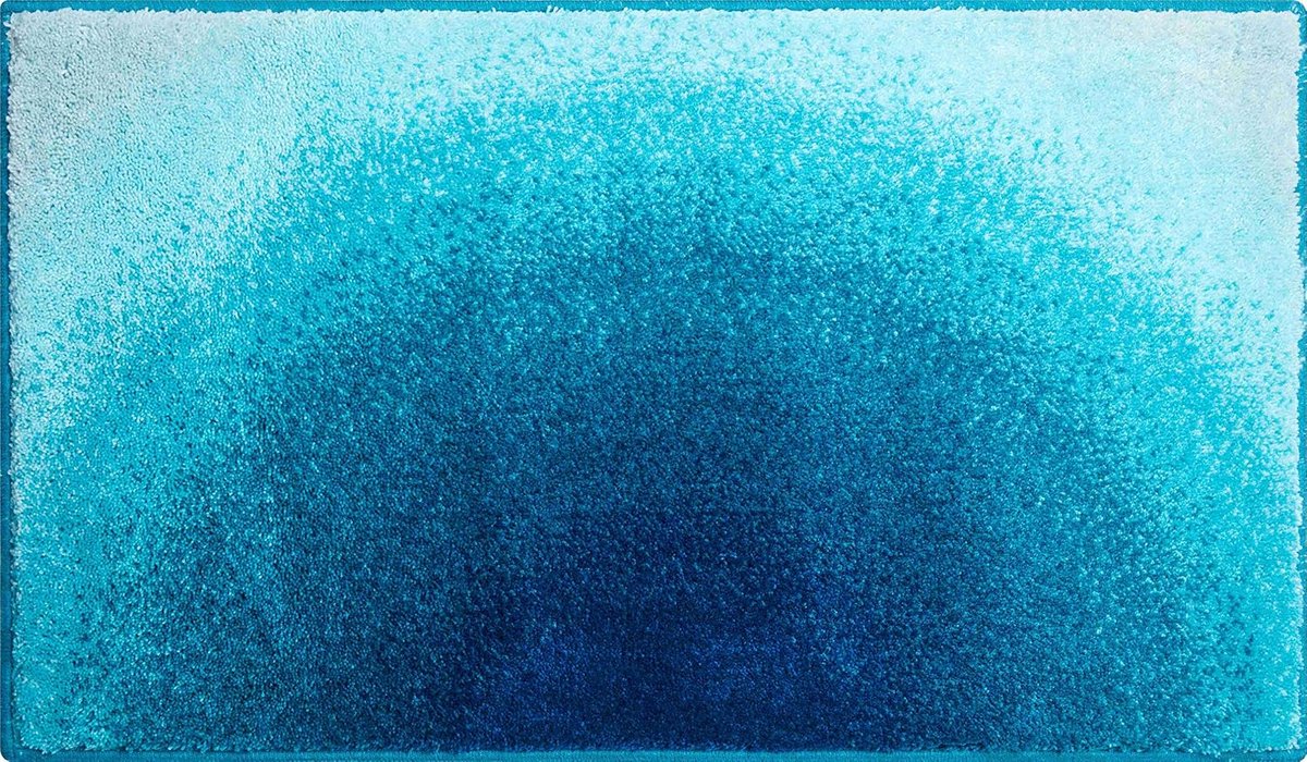 Badmat, Ultrazacht en absorberend, Antislip, 5 jaar garantie, SUNSHINE, Badmat 70x120 cm, turkoois