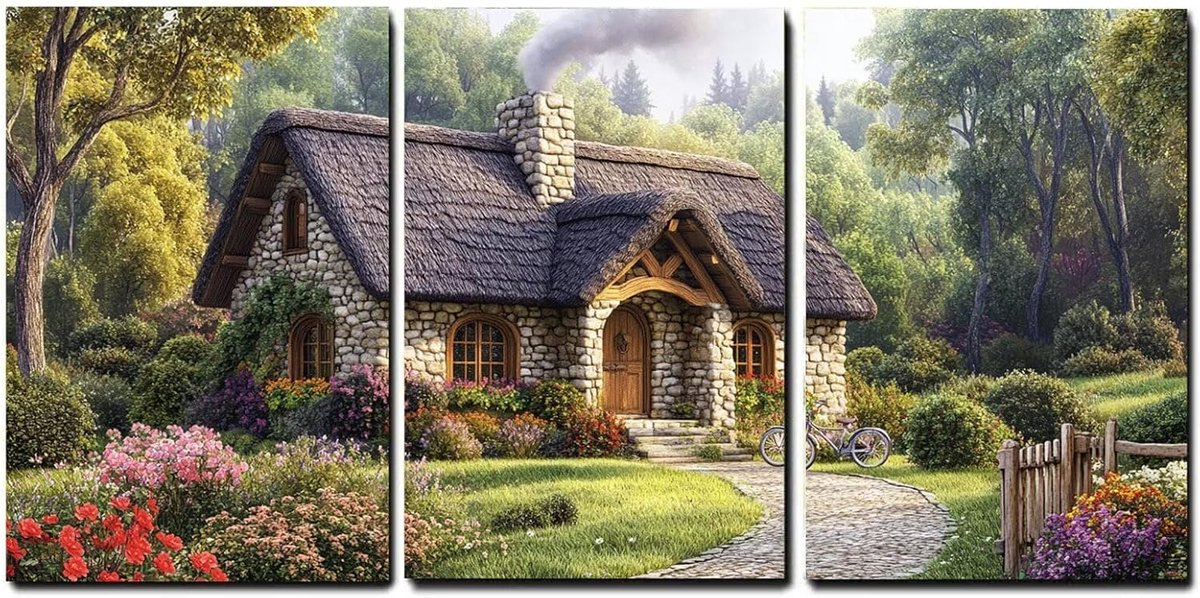 Set van 3 houten lijsten, foto's, decoratie voor woonkamer, slaapkamer, huis, keuken, wanddecoratie, 20 x 30 cm, -f1089b