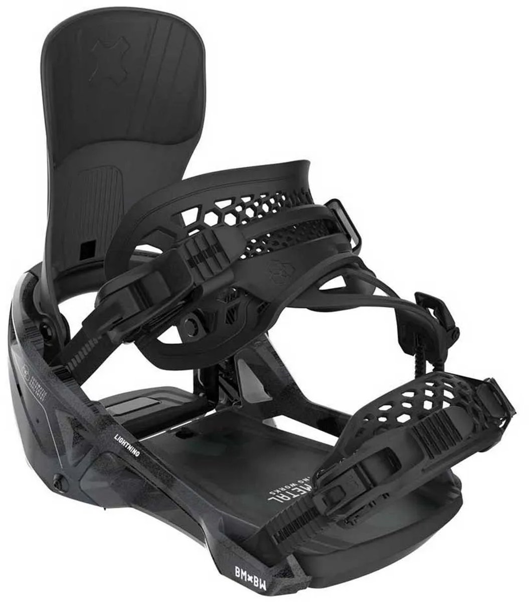 Bent Metal Lightning Supermatic Snowboardbindingen M Zwart