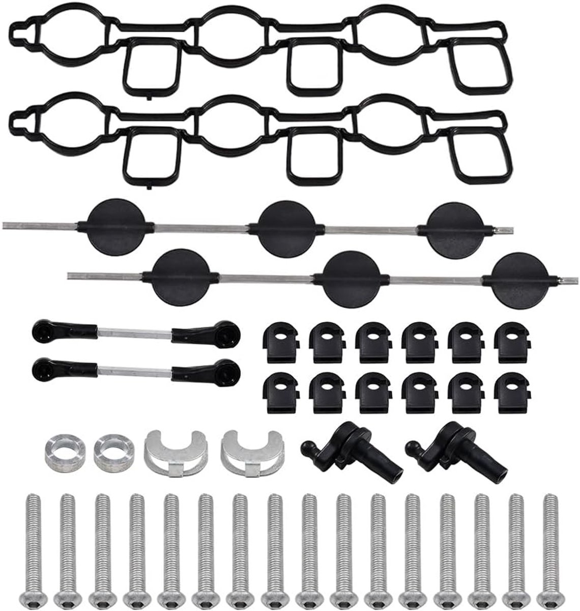 Afdichtingsset aanzuigkoppeling flap auto compatibel met A4 A5 A6 A8 Q5 Q7 VW TOUAREG Phaeton 2.7 3.0 TDI