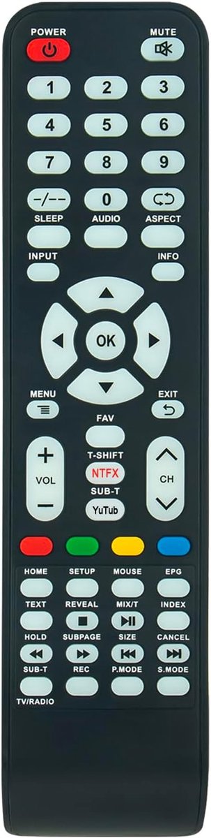Afstandsbediening Fit for Level TV HD8239 HD8332 HD8333 HD 8239 8332 8333
