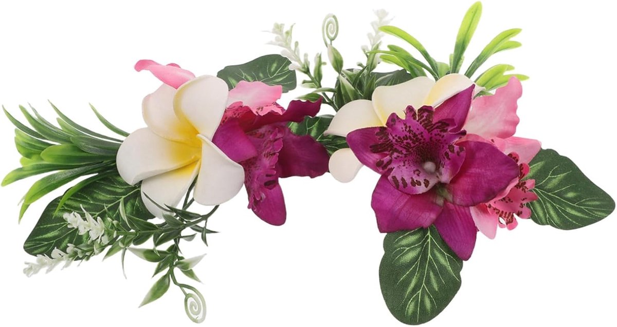 Haarspelden met Handgemaakte Plumeria Lichtgewicht Comfortabel Geschikt voor Hanfu Dagelijkse Modieuze Haarstyling