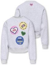 KIDS ONLY - KOGHIMA L/S O-NECK PRINT SWT Meisjes Trui