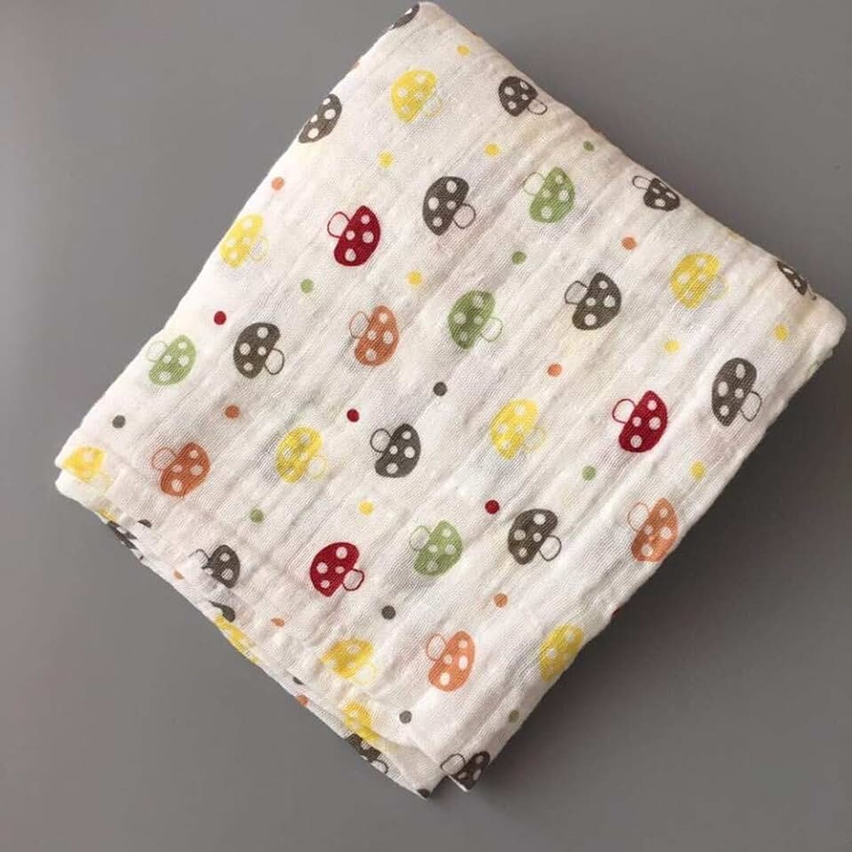 Babyhanddoek 120X120Cm 2 Lagen Organisch Katoen Gaas Materiaal Kinderen Handdoeken Zachte Cartoon Handdoek Baby Badhanddoek voor pasgeborenen 16