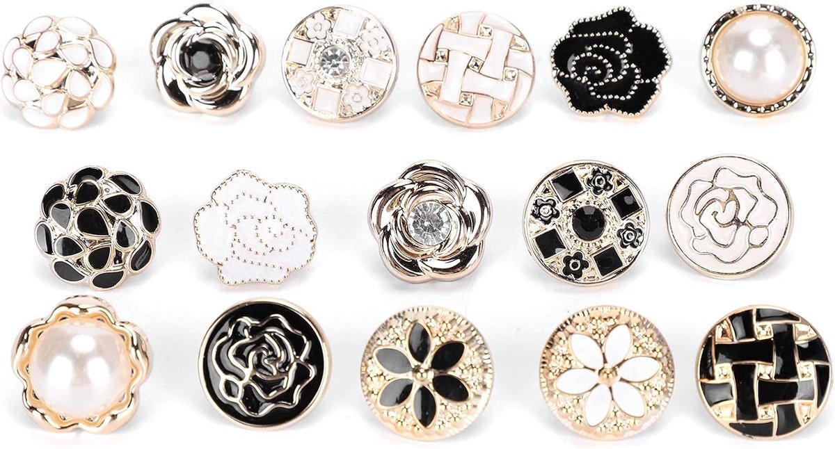 Pins, badge set 30 stuks revers knoppen kraag sluitingen voor kleding en tassen diy