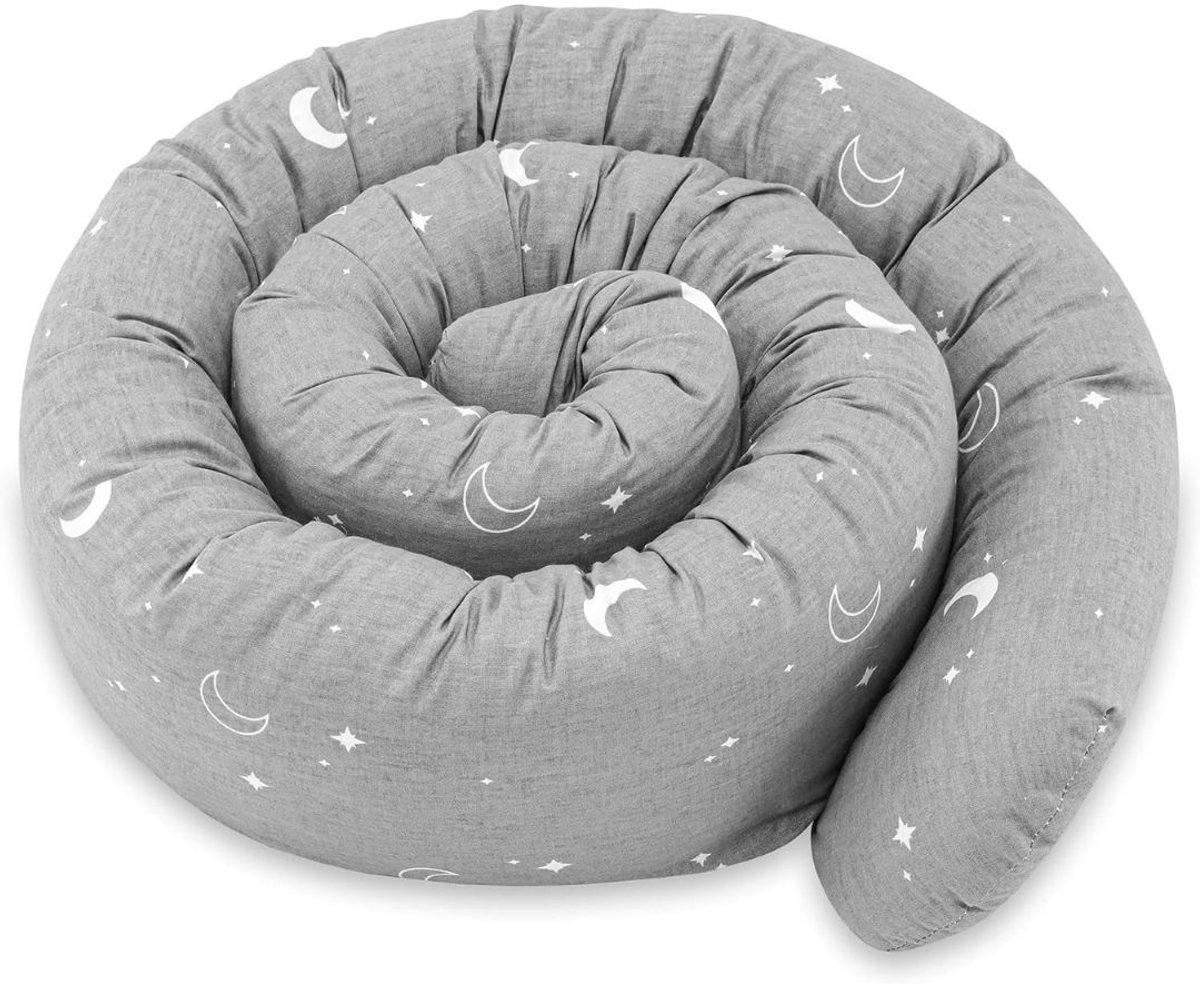 Zolvano® Langwerpig Kussen - Zijslaapkussen Volwassenen - Lichaamskussen-Moongrijs