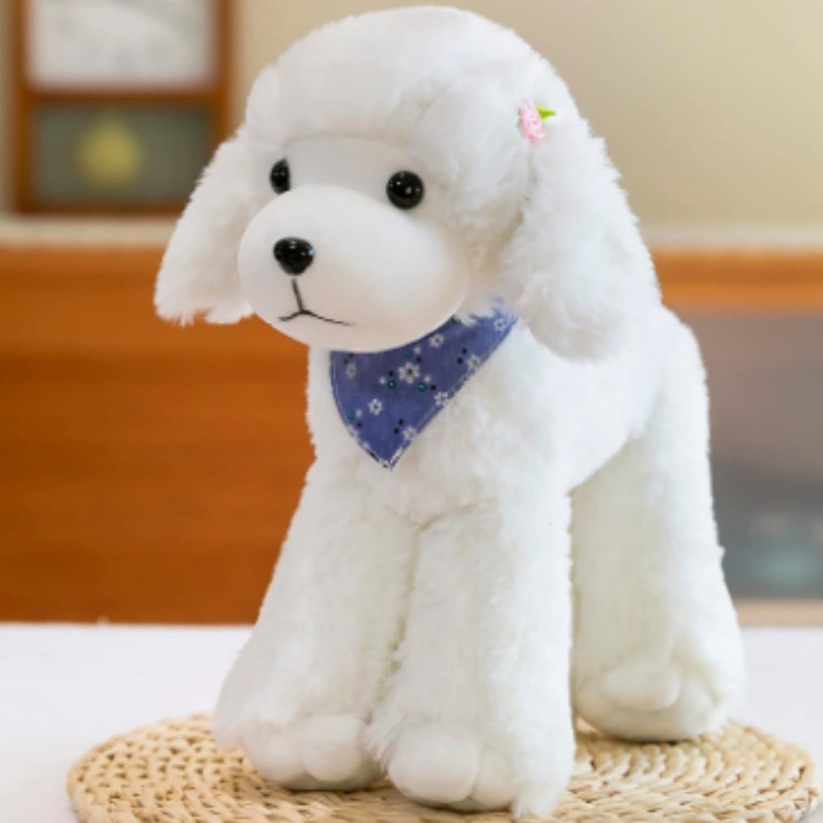 Teddyhond, 30 cm, poedel, pluche speelgoed, poedel, gevulde dieren, speelgoed, kussen, pop, schattige puppy, pluche kussen voor thuis, kinderkamer, decoratie, cadeau