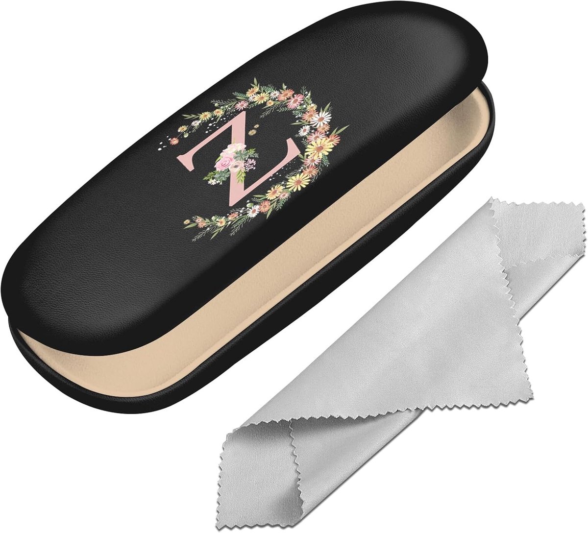 Brillenkoker Hard Shell Beschermhoes voor Bril Brillen Doos met Reinigingsdoek voor Meisjes Vrouwen Leuke Esthetische
