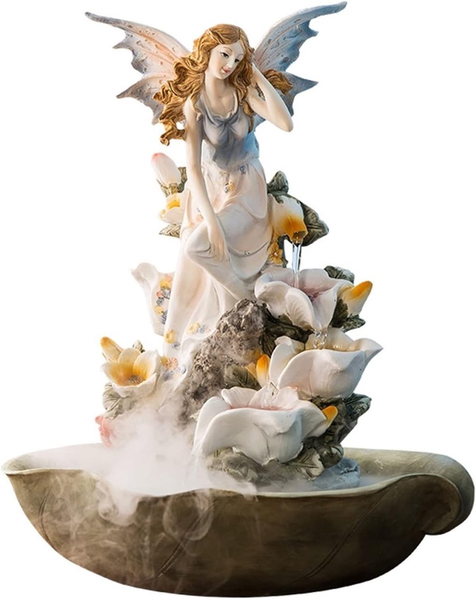Fontein/Waterfontein Creatieve Waterfontein Ornamenten Met Verstuiver Europese TV Kast Woonkamer Slaapkamer Thuis Desktop Decoraties Tafelblad Waterfonteinen good