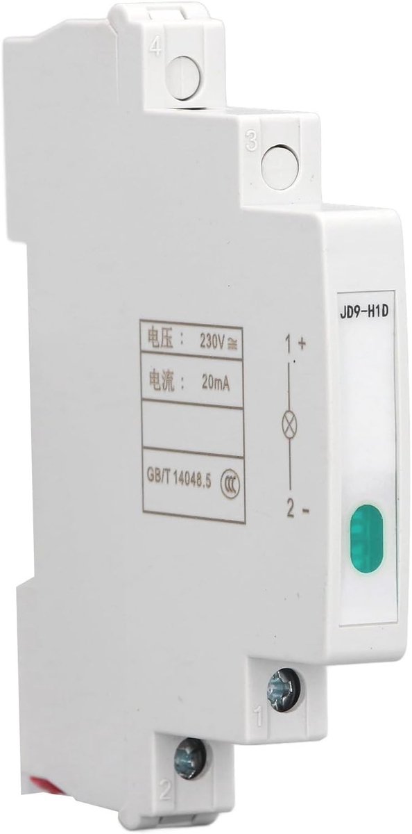 Din Rail Indicator Light LED 230V voor Elektrische Installaties - Modulaire Montage voor AC/DC Toepassingen