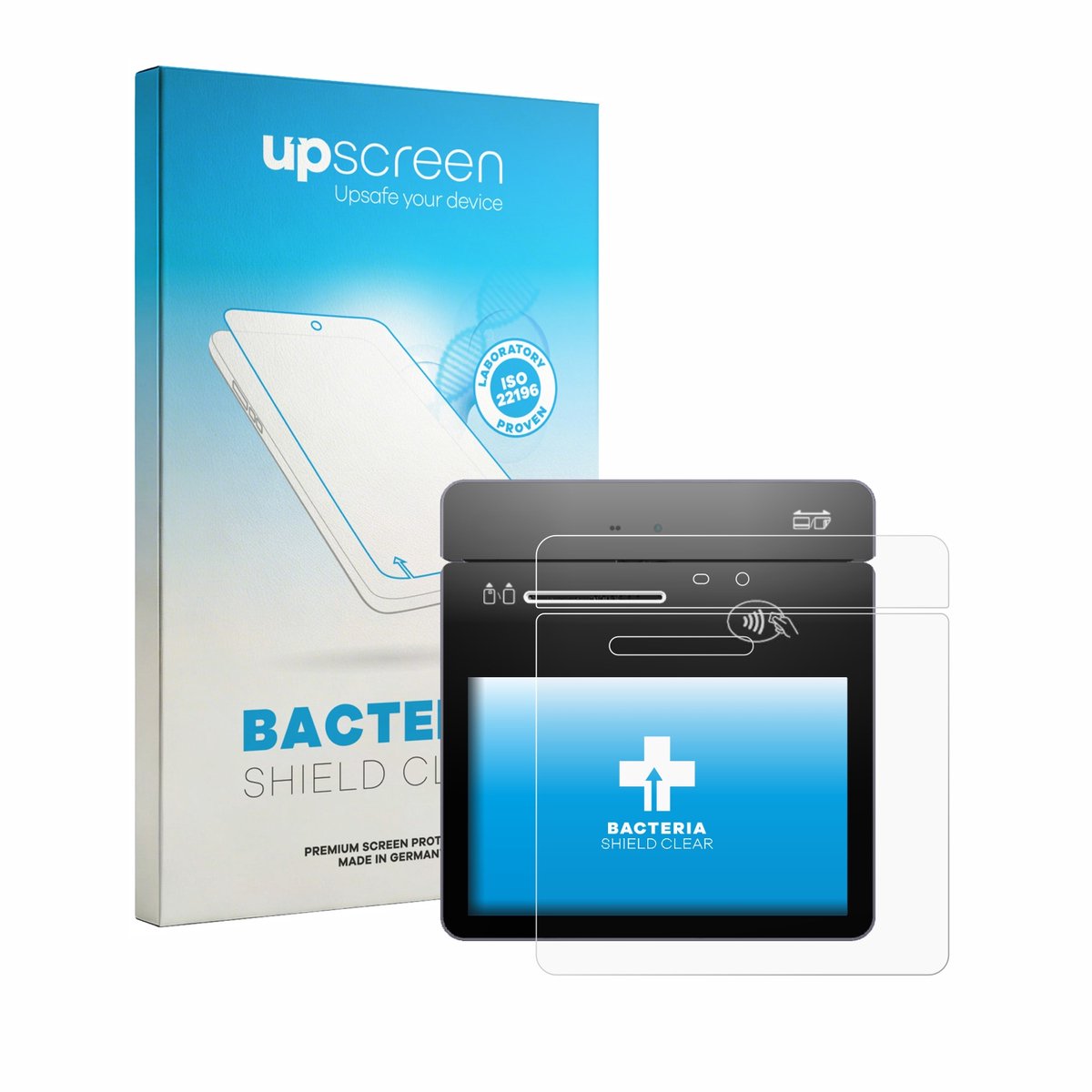 upscreen - Screenprotector voor Pax A3700 - Folie Beschermfolie transparant antibacterieel