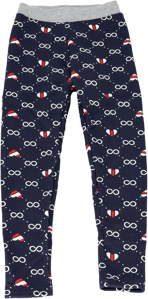 Leggings winter thermische broek met bont binnenkant kinderen fleece gevoerde pluche broek kerstpatroon effen vrijetijdsbroek voor school 3-14 jaar