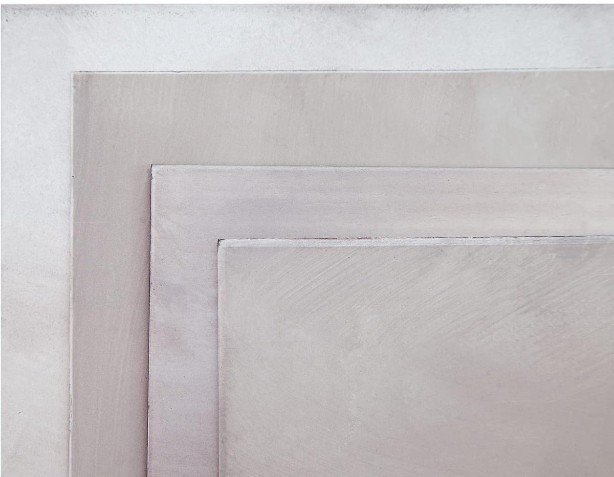 Titaniumplaat 3.7035 Graad 2 1mm Platen 100x100mm
