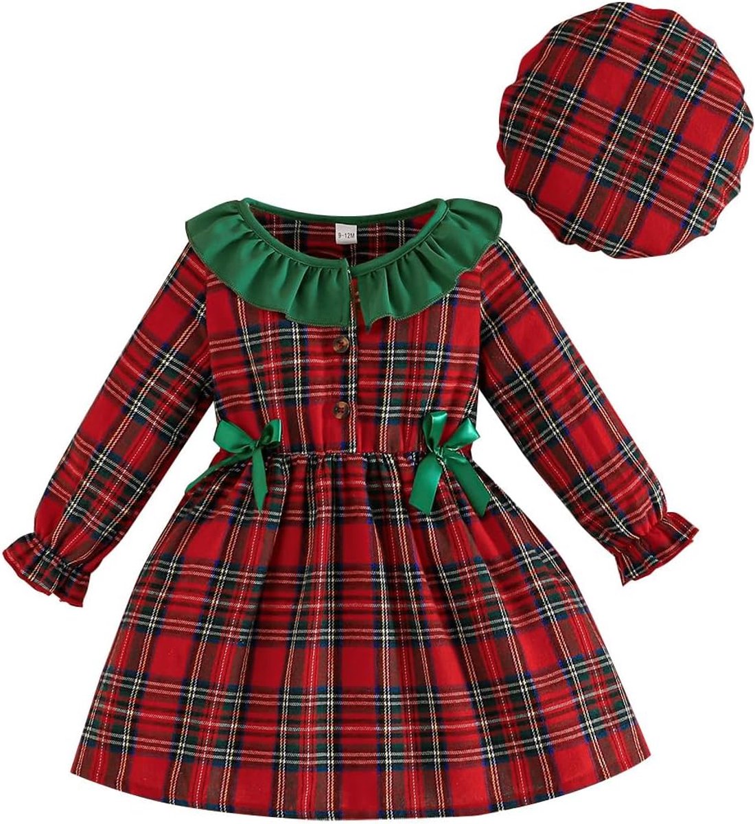 meisjes lange mouwen ruches corduroy jurk herfst winter jurken