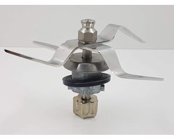 Set met messen + borgschijf FLAVOR PLUS compatibel met Monsieur Cuisine Connect en Smart Robot. Controleer of het onderste tandwiel van de 5-traps messen het juiste is voor je machine