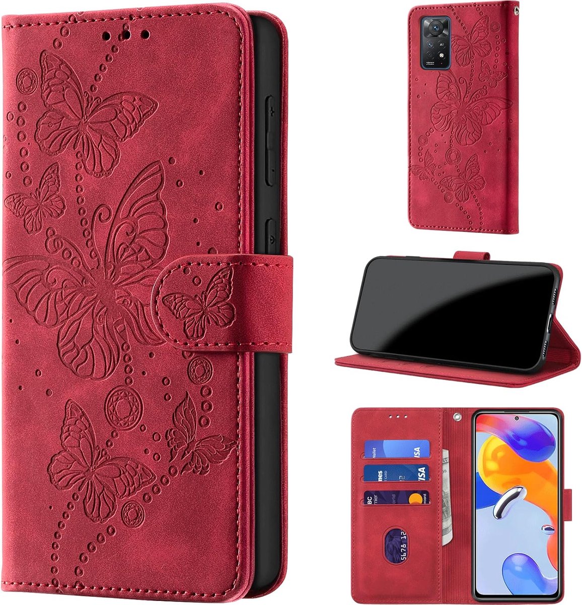 Beschermhoes voor Xiaomi Redmi Note 11 Pro 5G / Note 12 Pro 4G, paars