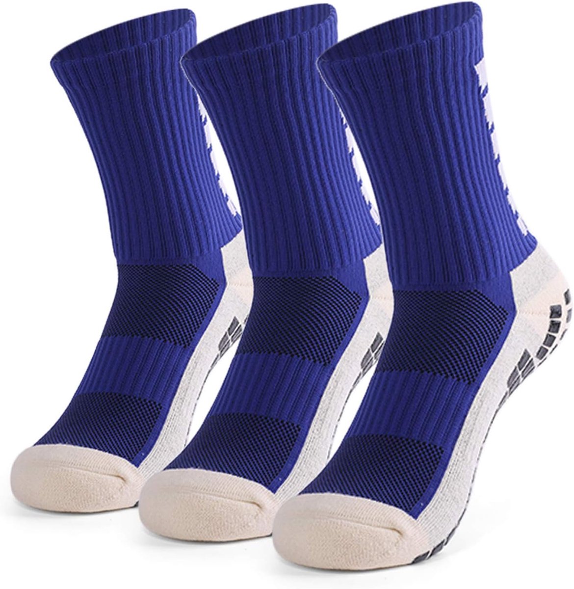 Sokken voor dames en heren, antislip sportsokken voor voetbal, basketbal, trekking, fietsen