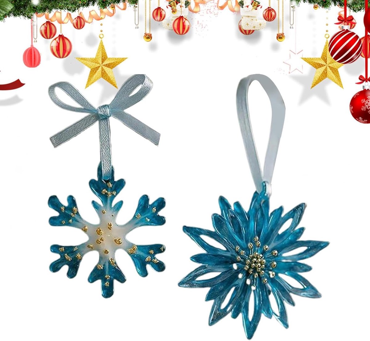 Versieringen Voor Kerstboom 2D Acryl Feestdagen Rendier Versiering