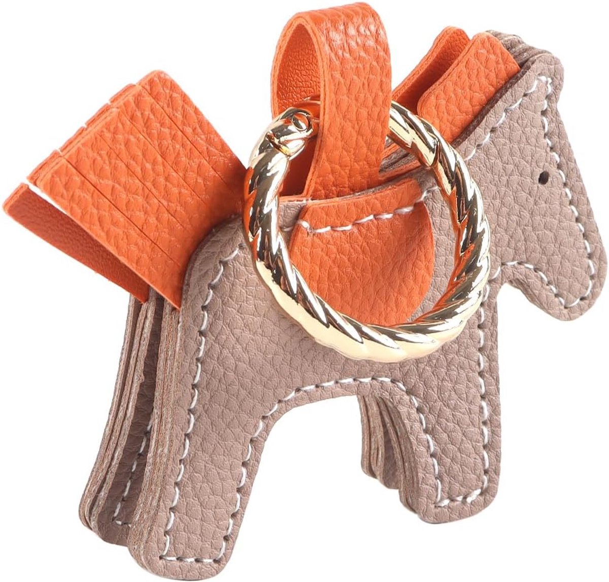 Hoedclip voor reizen handtas clips draagbare hoedhouder clip voor buiten reizen (paard-bruin)