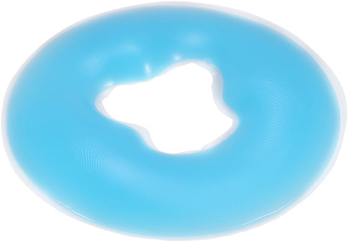 Gezichtsmassagekussen 26 x 1.8 cm - siliconen gel - herbruikbaar - 4 kleuren - schoonheidssalon