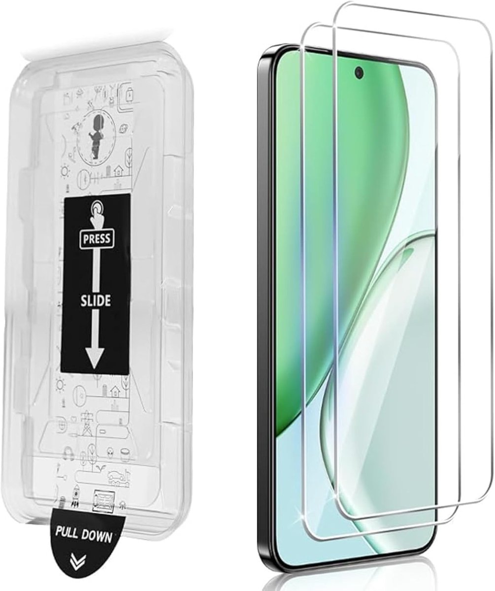Screen protector voor Honor Magic 8 LITE, 2 stuks krasbestendige displaybeschermfolie, HD helder, zonder luchtbellen, Ultra Boven 9H+ Gehard glas