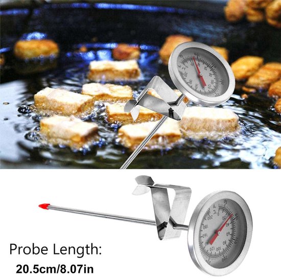 Roestvrijstalen Temperatuursonde Digitale Thermometer Koken 20 Cm Lengte voor Kaarsen, Vloeistoffen, Koken, Grillen (Pongnas7y2kd9zo5h-03) — afbeelding 4