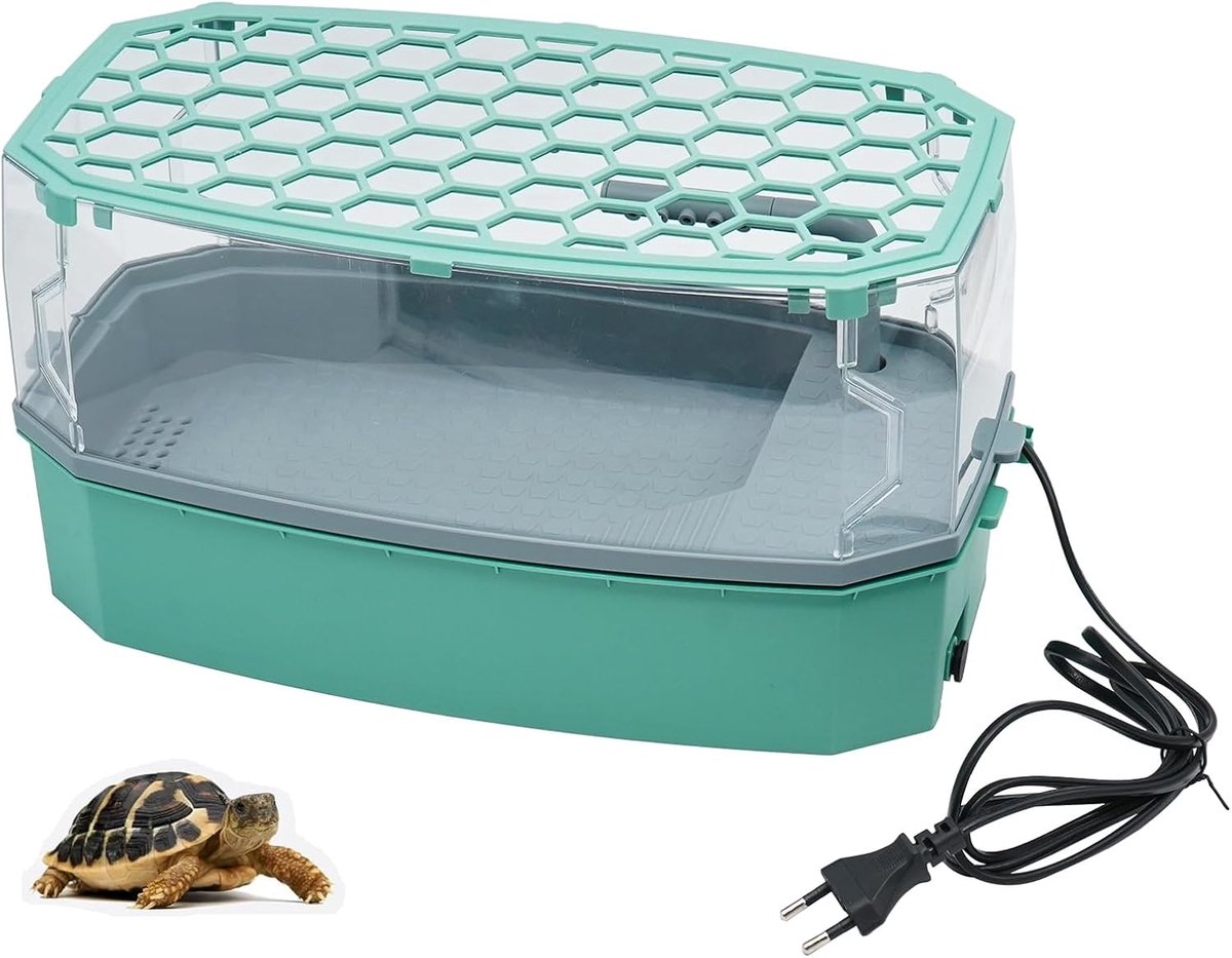 Aquarium met waterpomp reptielenhabitat schildpadbekken terrarium schildpad Basking platform met douchesysteem filterlaag