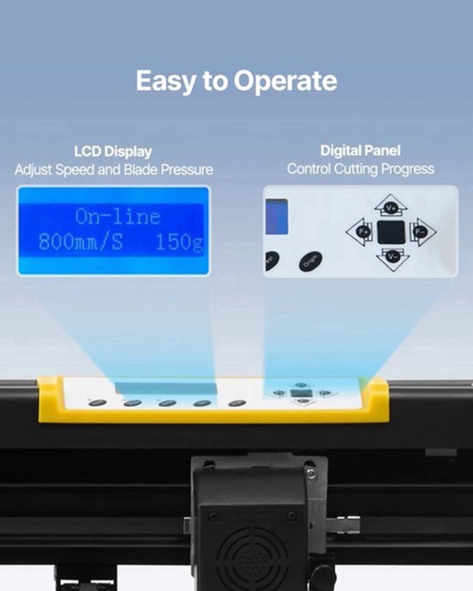 Vinyl Snijplotter – Snijmachine – Plotter – Snijmachine Vinyl – Snijapparaat – Automatische Contourdetectie – Snijbreedte 78 cm
