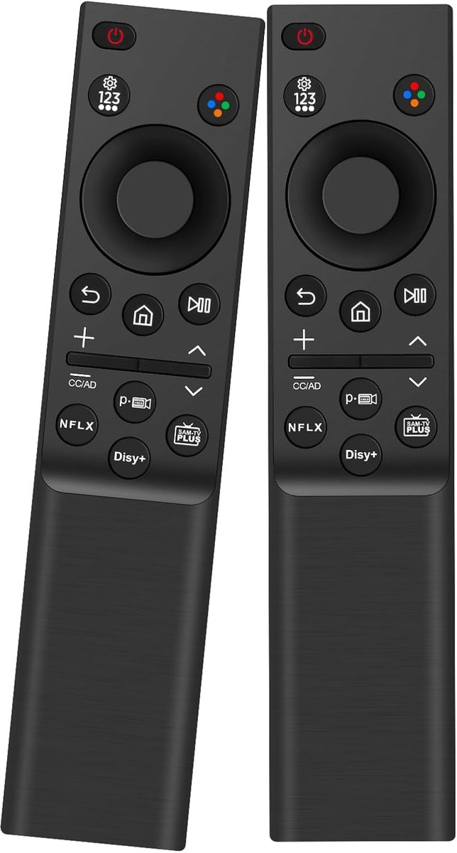 Vervangende afstandsbediening compatibel met alle Samsung tv's LED QLED UHD SUHD HDR LCD Smart TVs-GU55CU7179, GU55CU7179UXZG, GU65CU7179, GU65CU7179UXZG, GU75CU7179, 2 stuks