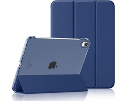 Hoes voor iPad A16 11/10 Generation (2025 11 inch/2022 10,9 inch), slank, lichtgewicht, doorschijnend, PC achterkant, stootvaste case beschermhoes voor iPad 10, auto slapen/waken, zee blauw