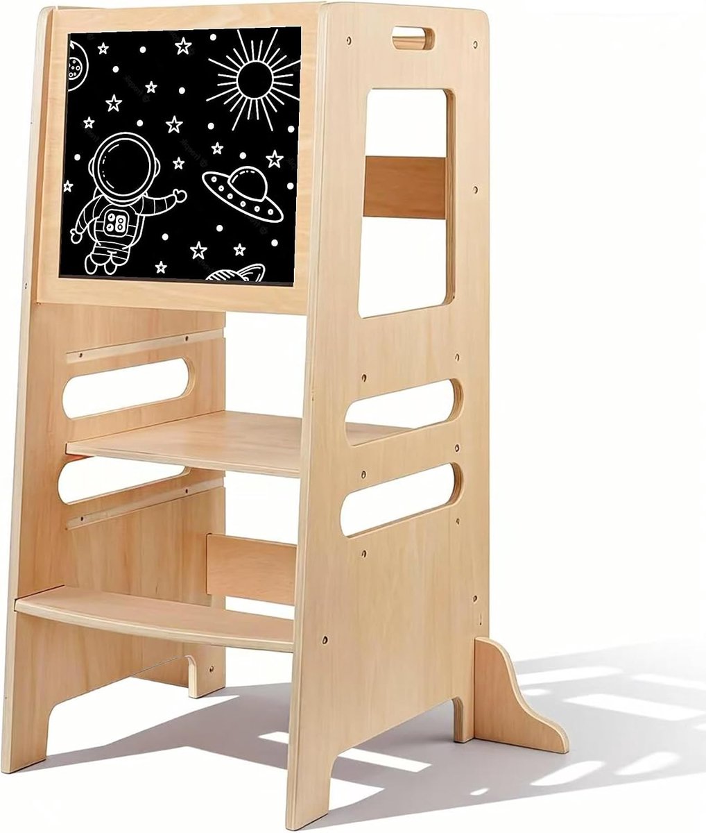 Houten Peuter Toren Keukenhulp voor Kinderen van 1-5 jaar