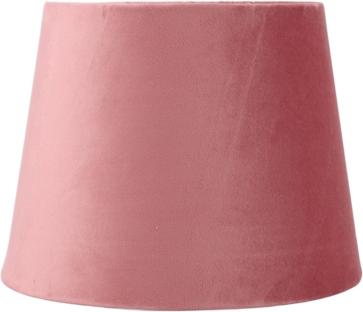 fluwelen lampenkap, 6,5x8,5x6,3 inch stoffen schans lampenkappen moderne doek kroonluchter tinten cover voor E27 E14 lamp, tafellampen, vloerlampen (Roze)