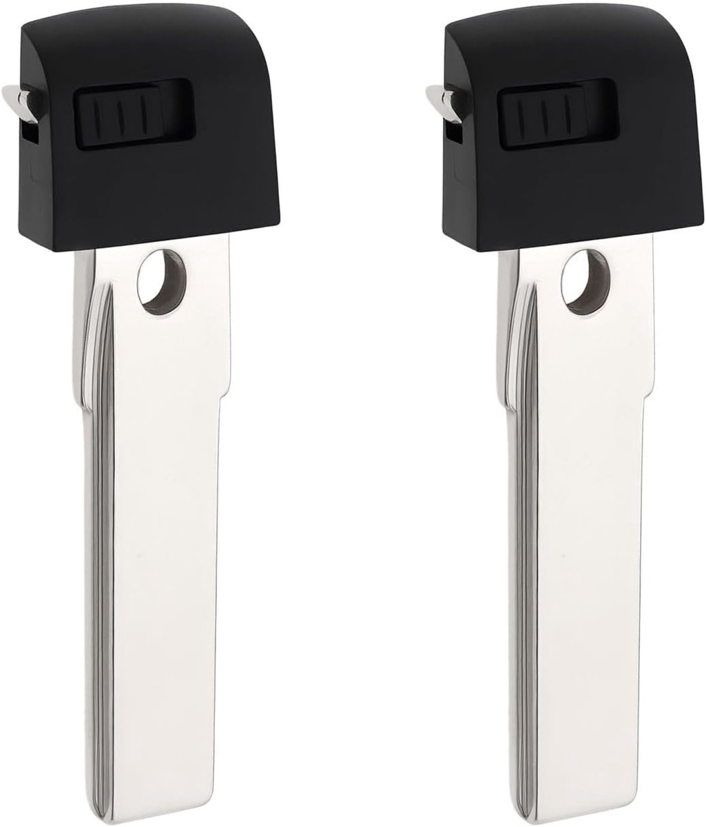 2 stks Auto HU66 Eergency Remmte Smart Key Blade Compatibel met PORSCHE CAYENNE 911