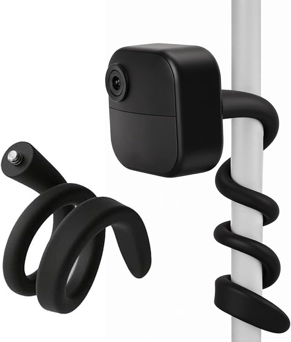 houders, 43 cm, flexibele beveiligingscamerahouder, camerahouder, telefoonhouder zonder boren, voor thuis, kantoor, buiten