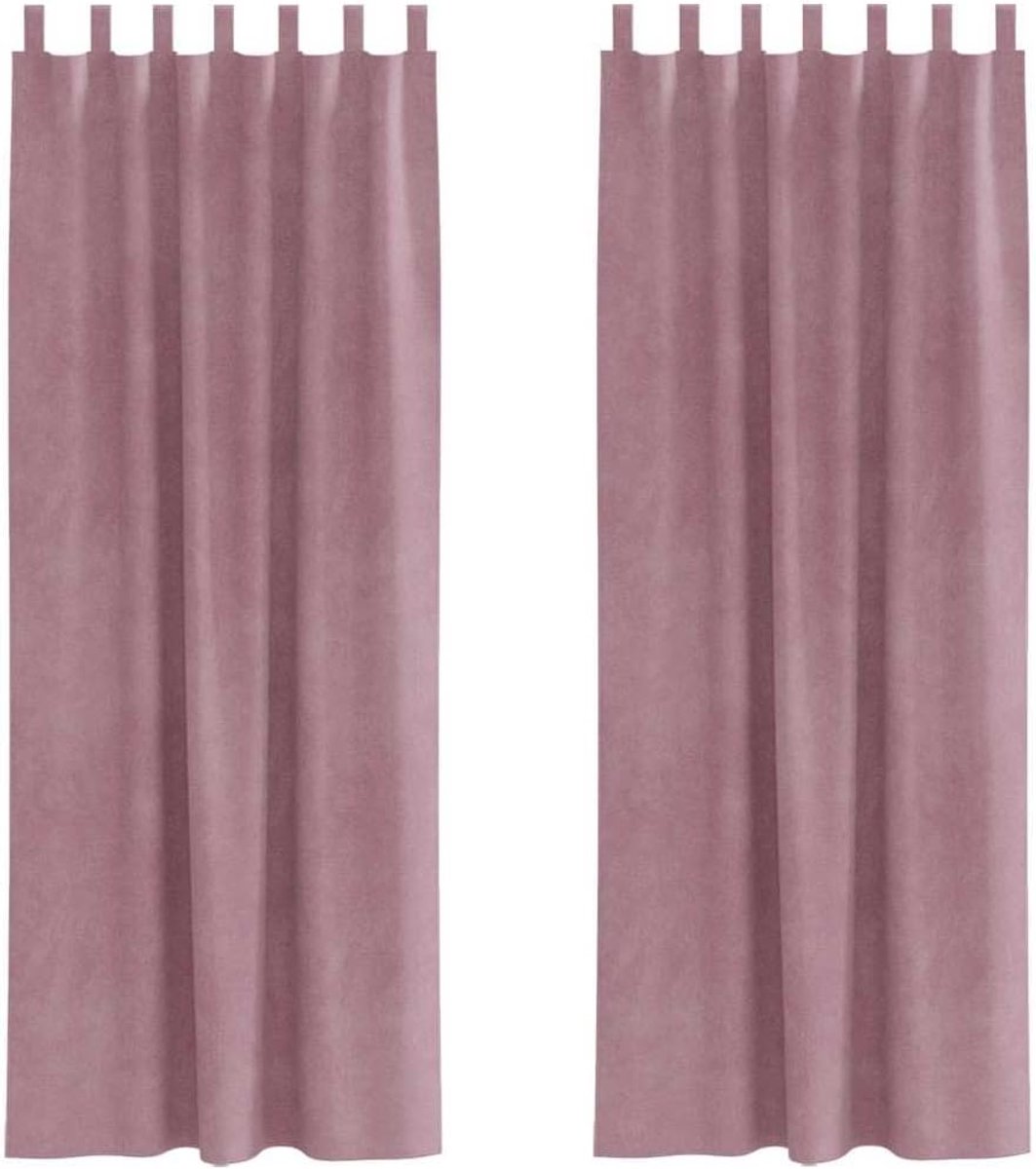 Panelen, Zeer Efficiënte Zonwerende Raamgordijnen voor Slaapkamer, Woonkamer (140 x 245 cm met ophanglussen)