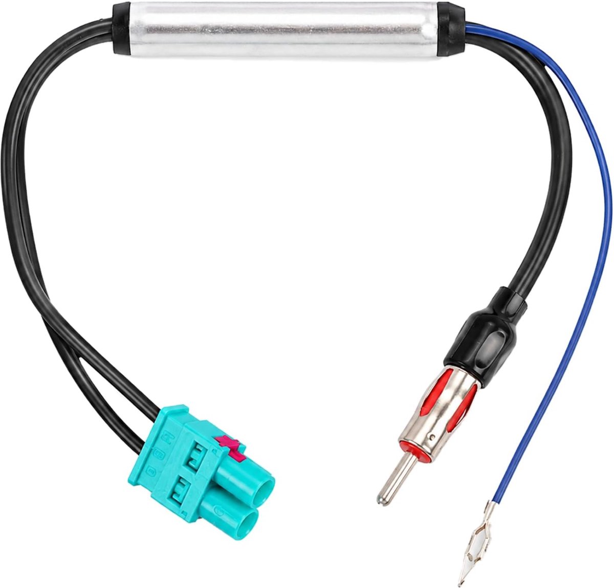 antenneadapter, versterkte auto-antenne, Fakra-naar-Din-adapter