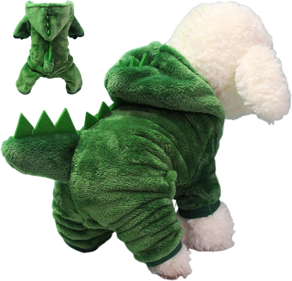 1 stuk dinosaurus-dierenkleding, creatieve kleding voor dieren, schattige kleding voor huisdieren, warme kleding voor huisdieren