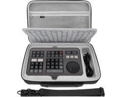Hard Travel Case voor EVA Bescherming van Davinci Resolve Speed Editor en Studio 17 - Donkergrijs, Ideaal voor Videobewerking en Creatieve Professionals